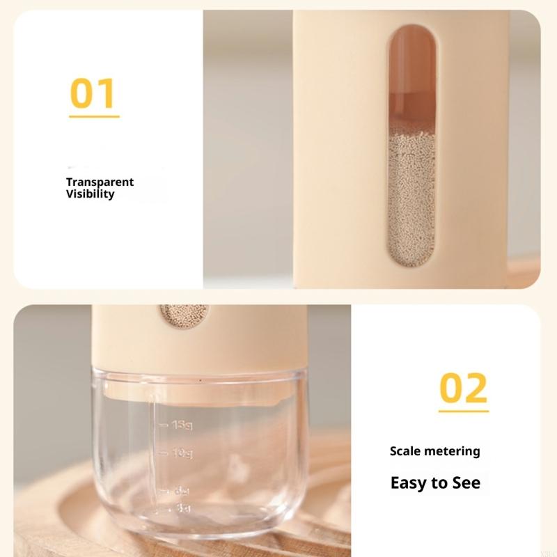 Kitchen Baking Storage Containers - Condiment Dispenser Precise Portioning Sealed Storage