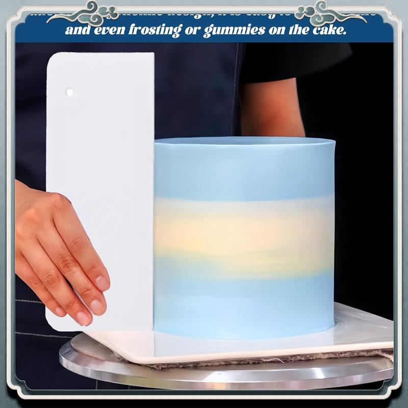 Fondant Smoother Set - Durable Cake Scraper Set, Professional Buttercream
