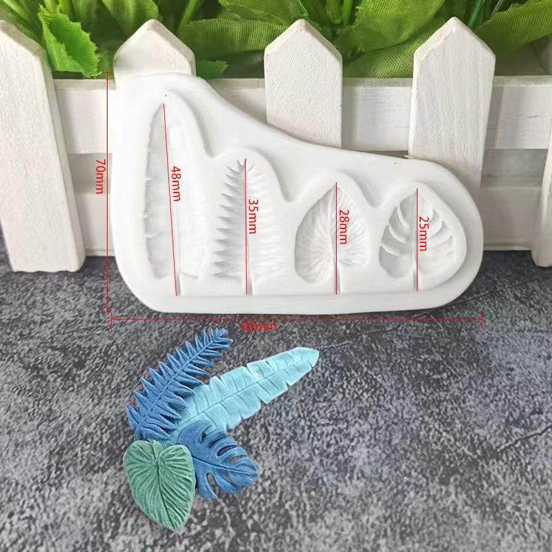 [Y] 4 Units Palm Leaf Chocolat - Kitchen Baking Unit ulasan dan harga