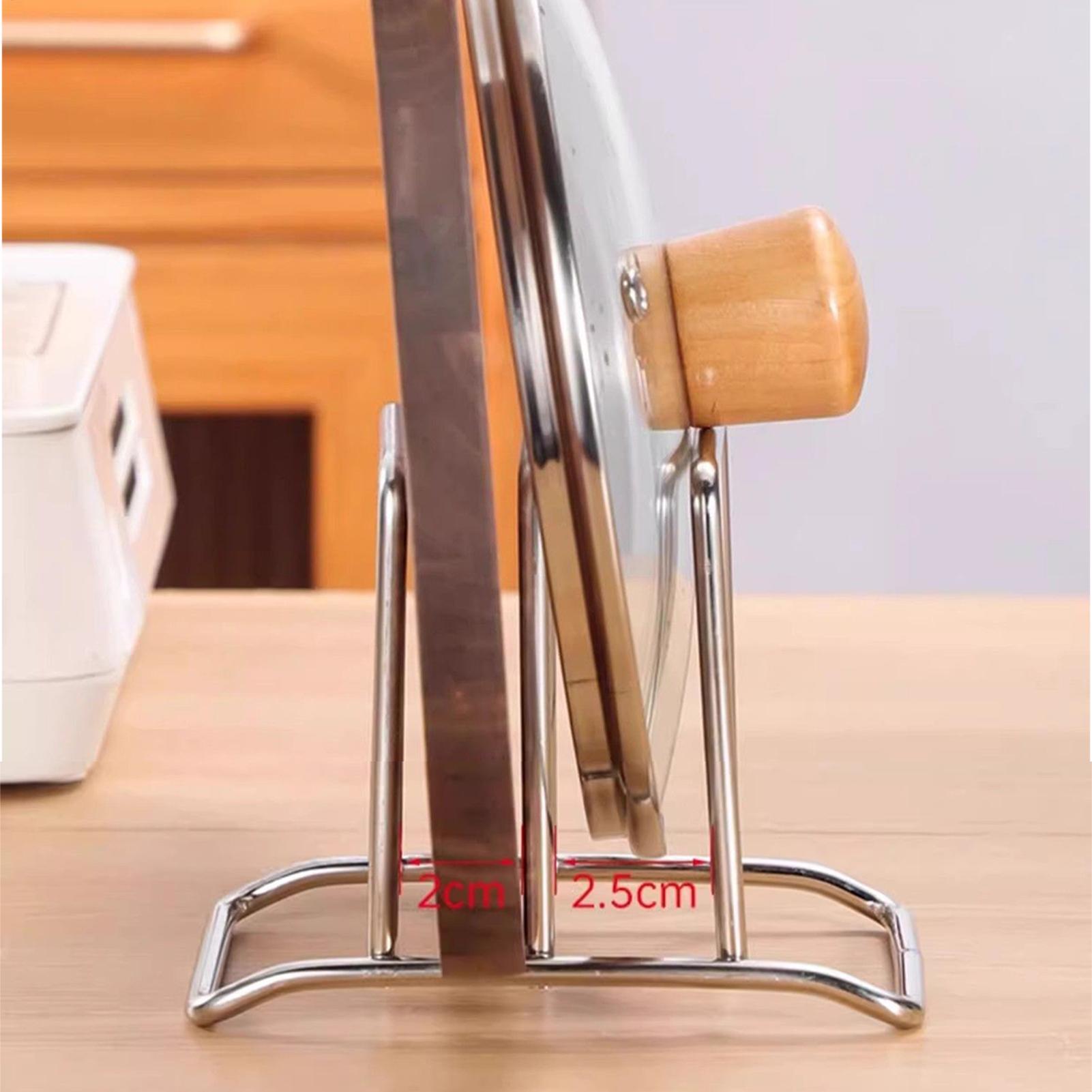 Cutting Board Holder Stainless - Kitchen Cabinet Baking Sheet Organizer ulasan dan harga