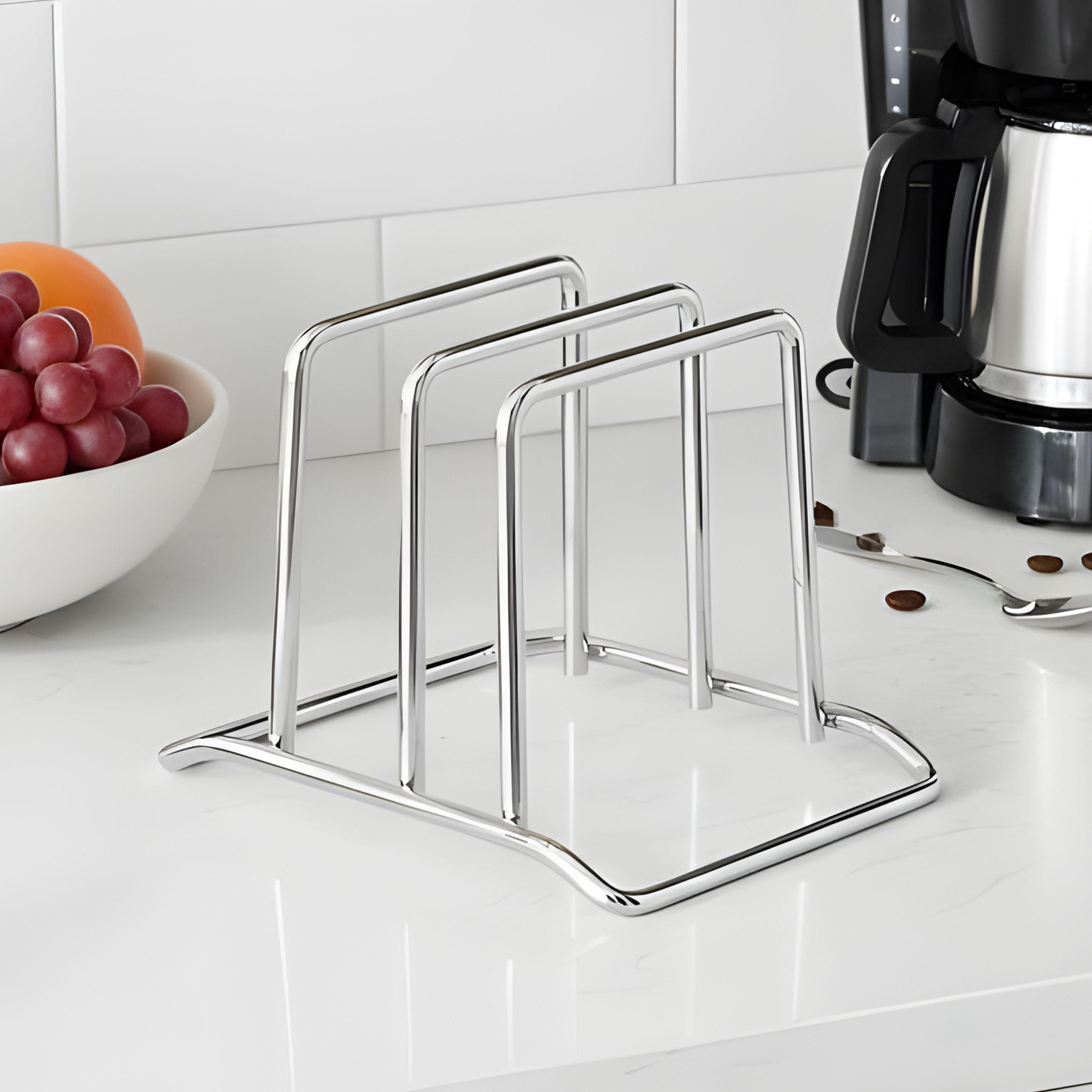Cutting Board Holder Stainless - Kitchen Cabinet Baking Sheet Organizer ulasan dan harga