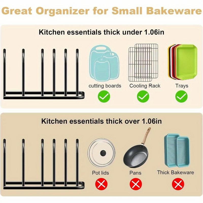 1Pc Cutting Board Organizer Ki - Kitchen Cabinet Baking Sheet Organizer ulasan dan harga