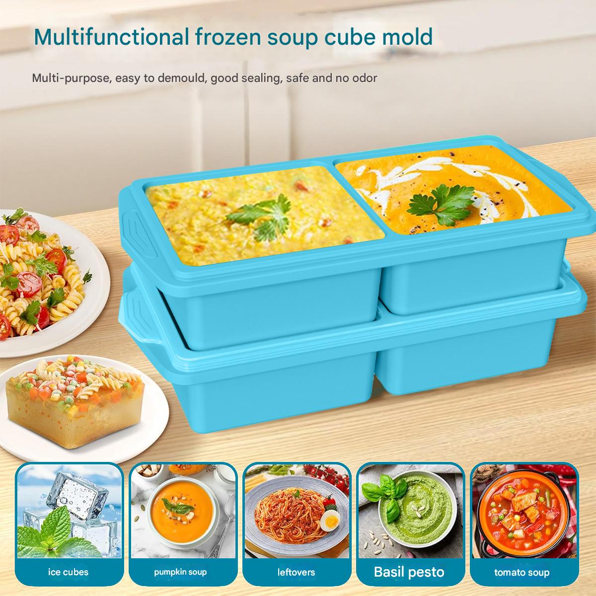 Large Silicone Ice Cube Mold w - Kitchen Baking Storage Containers ulasan dan harga