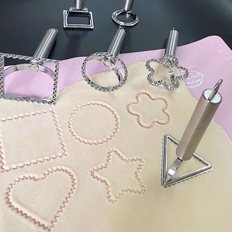 Square Round Ravioli Stamp Pas - Baking Kitchen At Home ulasan dan harga