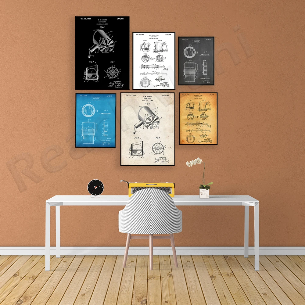 Flour Sieve 1926 Patent Print, - Kitchen Baking Wall Art ulasan dan harga