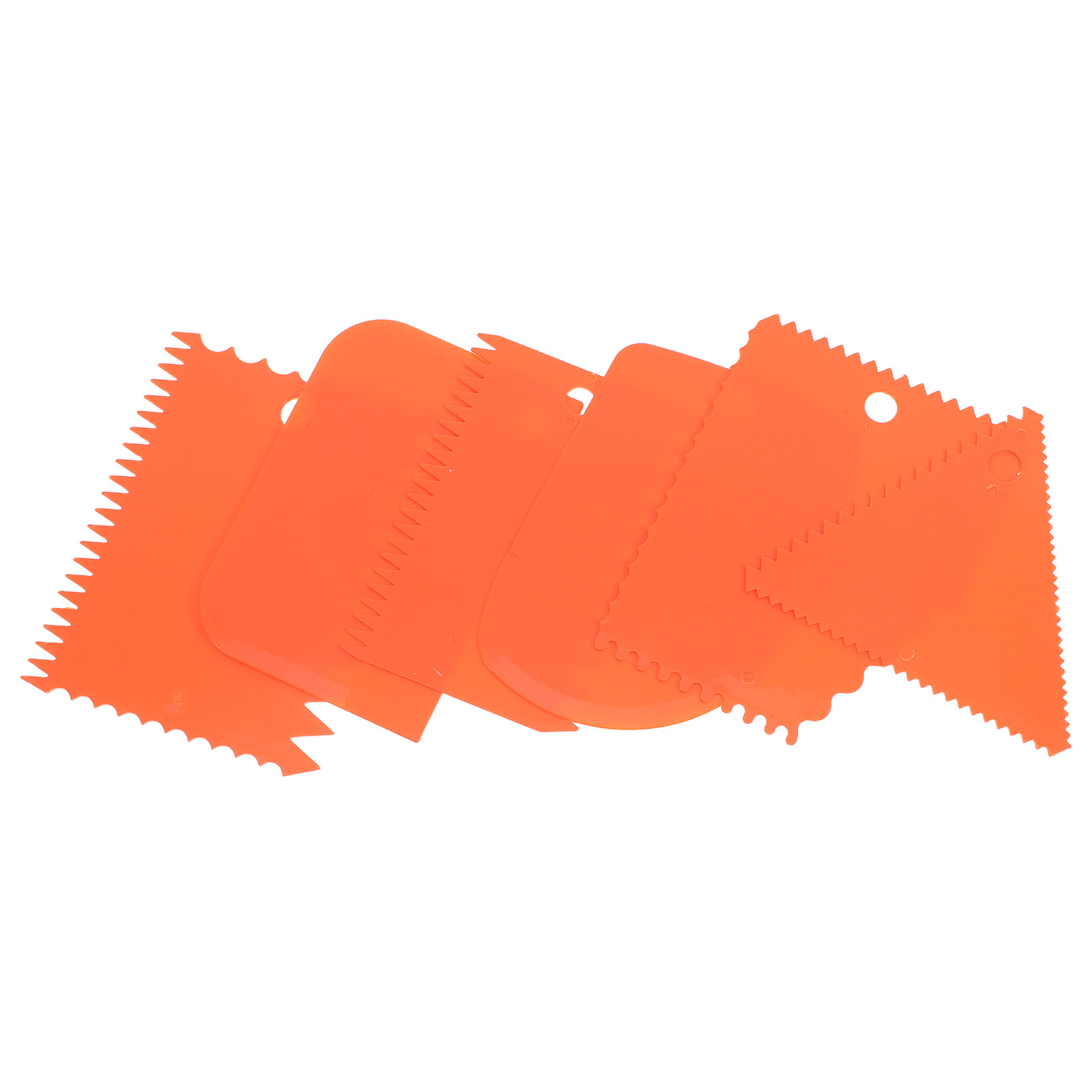 6Pcs Frosting Cake Comb Set Se - Fondant Smoother Set ulasan dan harga