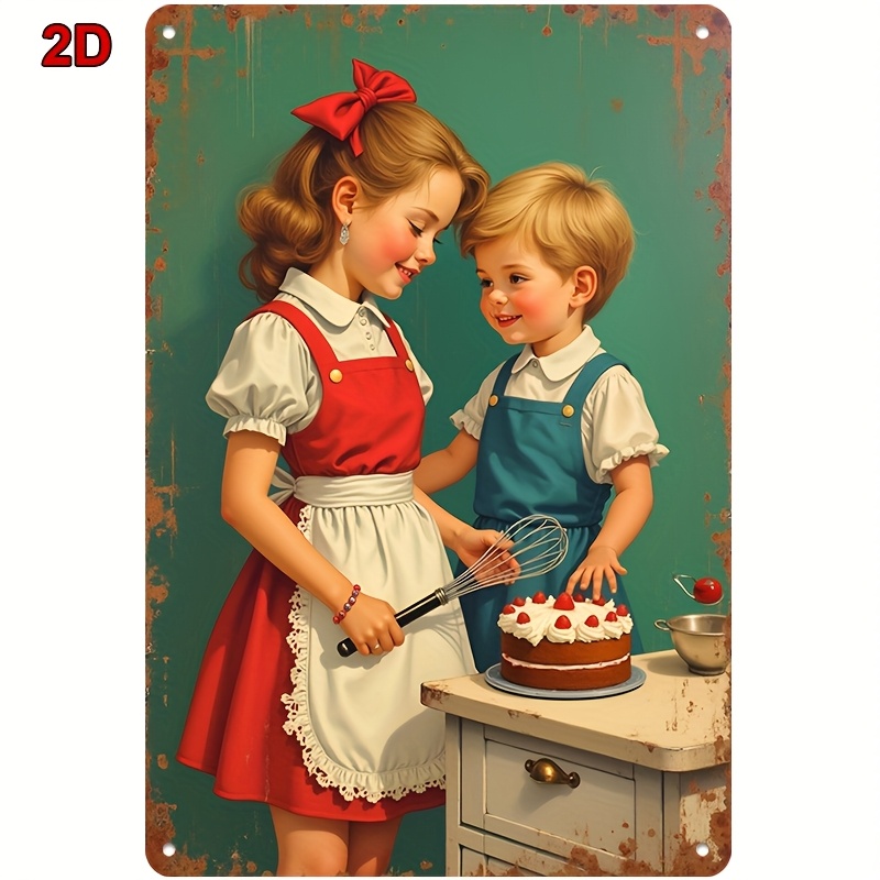 8x12Inch Metal Tin Sign Siblin - Kitchen Baking Wall Art ulasan dan harga