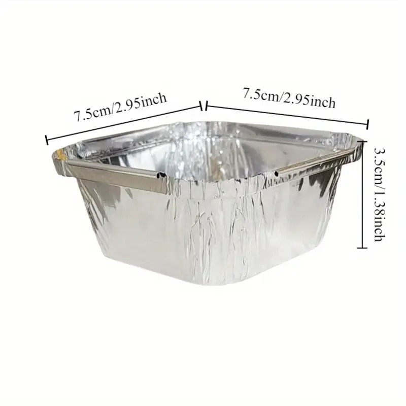 20/40Pcs Square Disposable Alu - Kitchen Baking Storage Containers ulasan dan harga