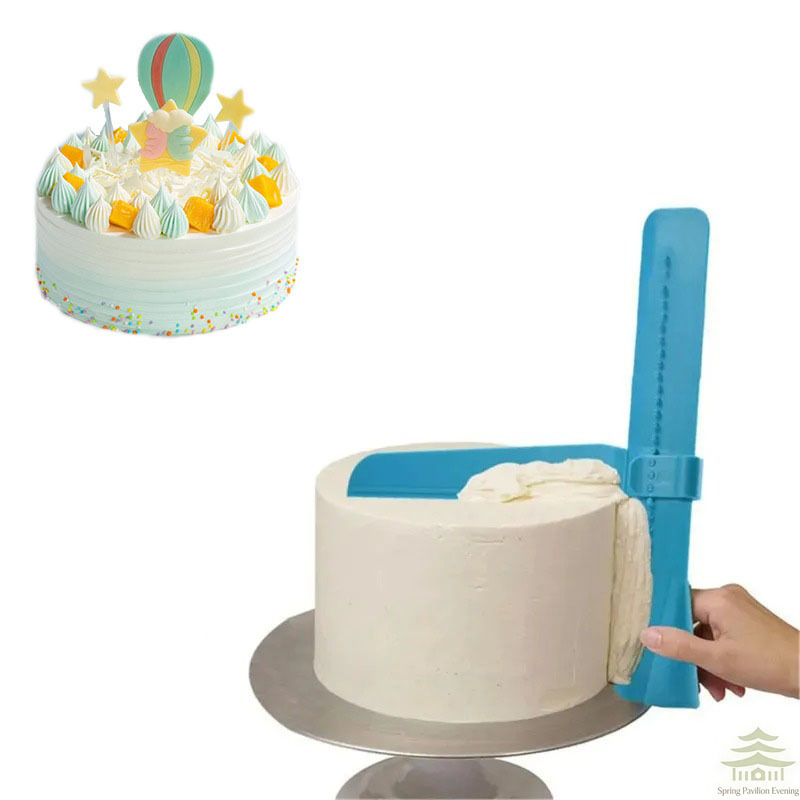 1PC Cake Scraper Smoother Fond - Fondant Smoother Set ulasan dan harga