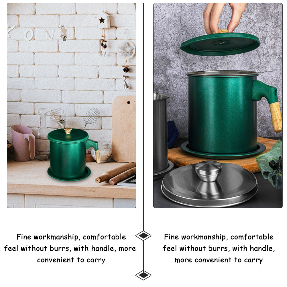 Stainless Steel Oil Filter Con - Kitchen Baking Storage Containers ulasan dan harga
