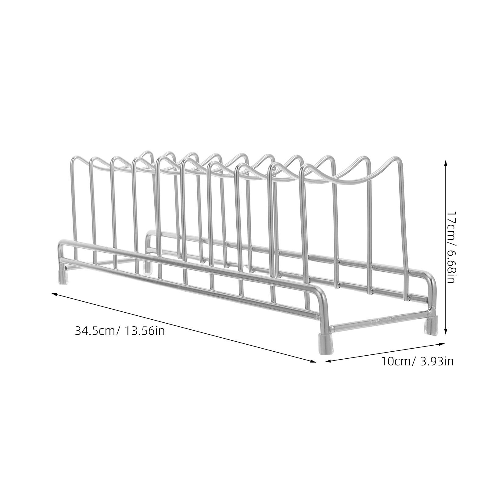 Stainless Steel 9 Section Pot  - Kitchen Cabinet Baking Sheet Organizer ulasan dan harga