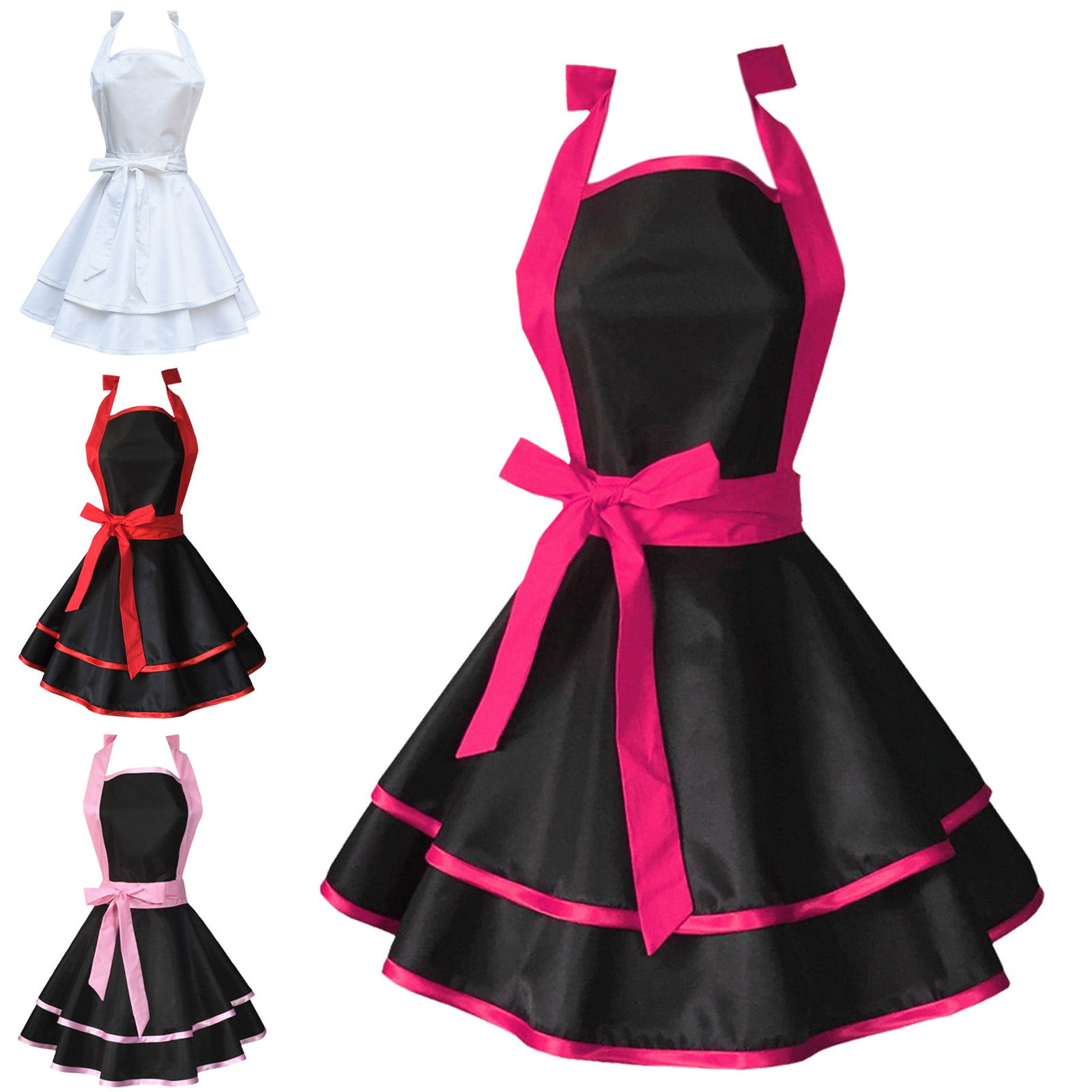 One Size Kitchen Apron Retro 5 - Kitchen Baking Unit ulasan dan harga