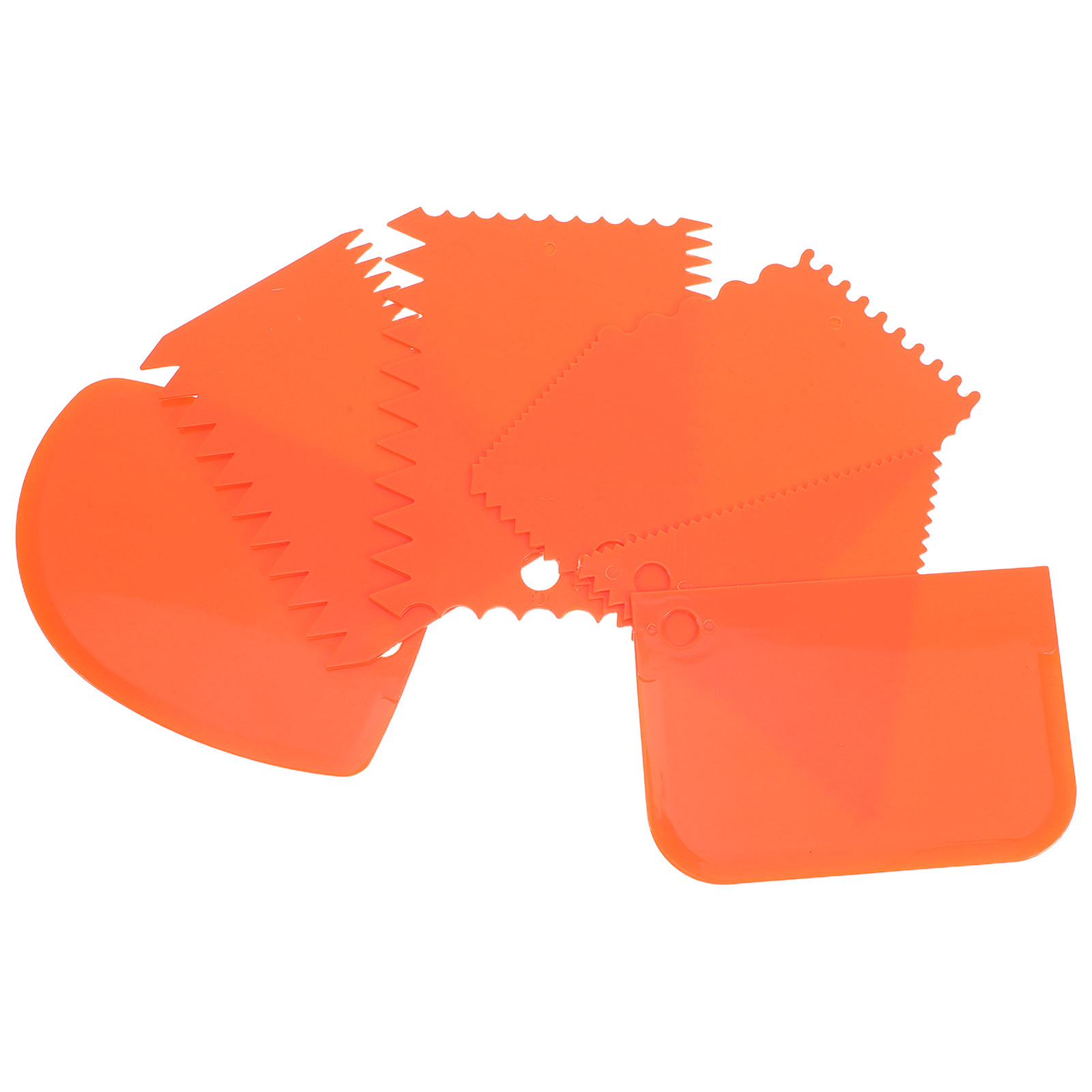 6Pcs Cake Scraper Set Smooth S - Fondant Smoother Set ulasan dan harga