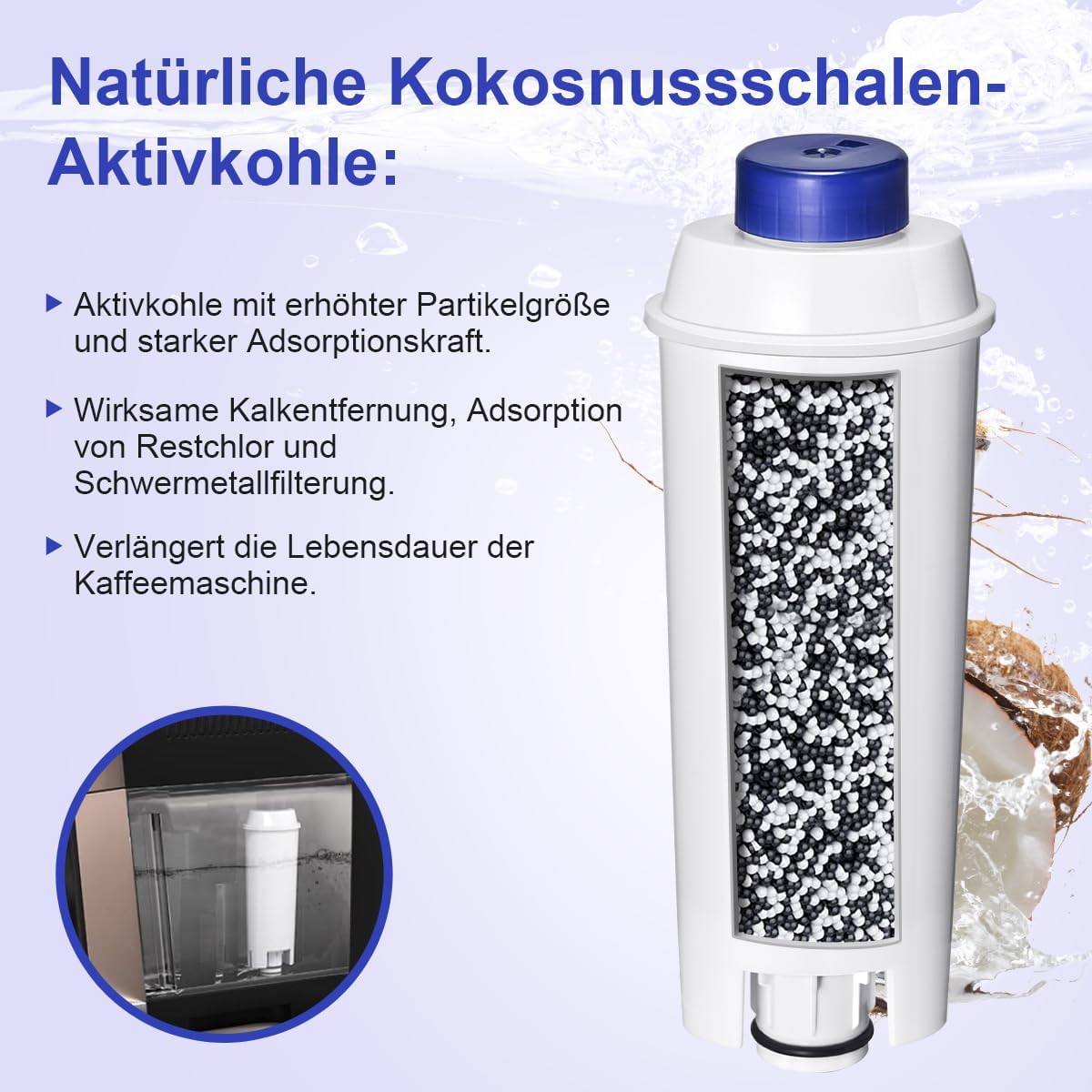 DLSC002 Water Filter Replaceme - Delonghi Espresso Magnifica ulasan dan harga
