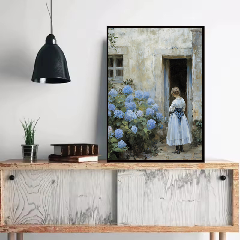 French Kitchen Woman Baking Br - Kitchen Baking Wall Art ulasan dan harga