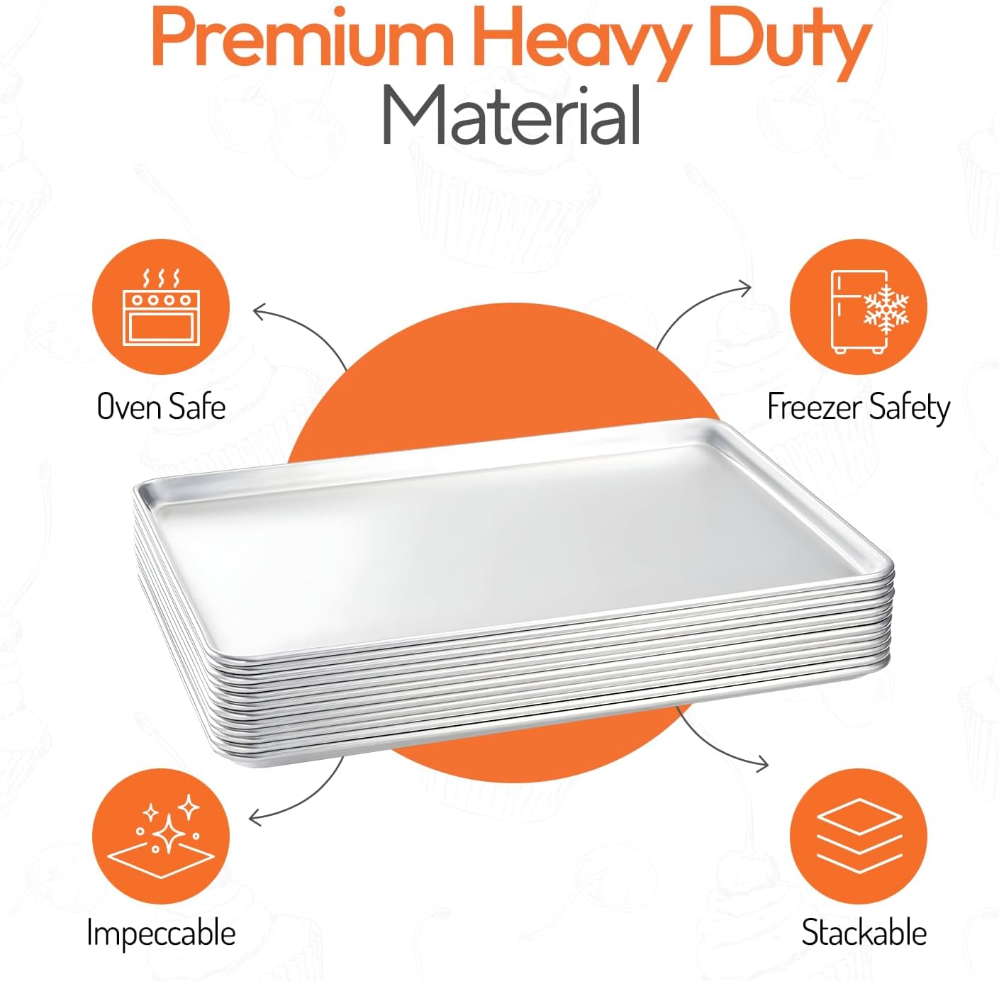 Full Size Commercial Aluminum  - Kitchen Baking Cooking ulasan dan harga