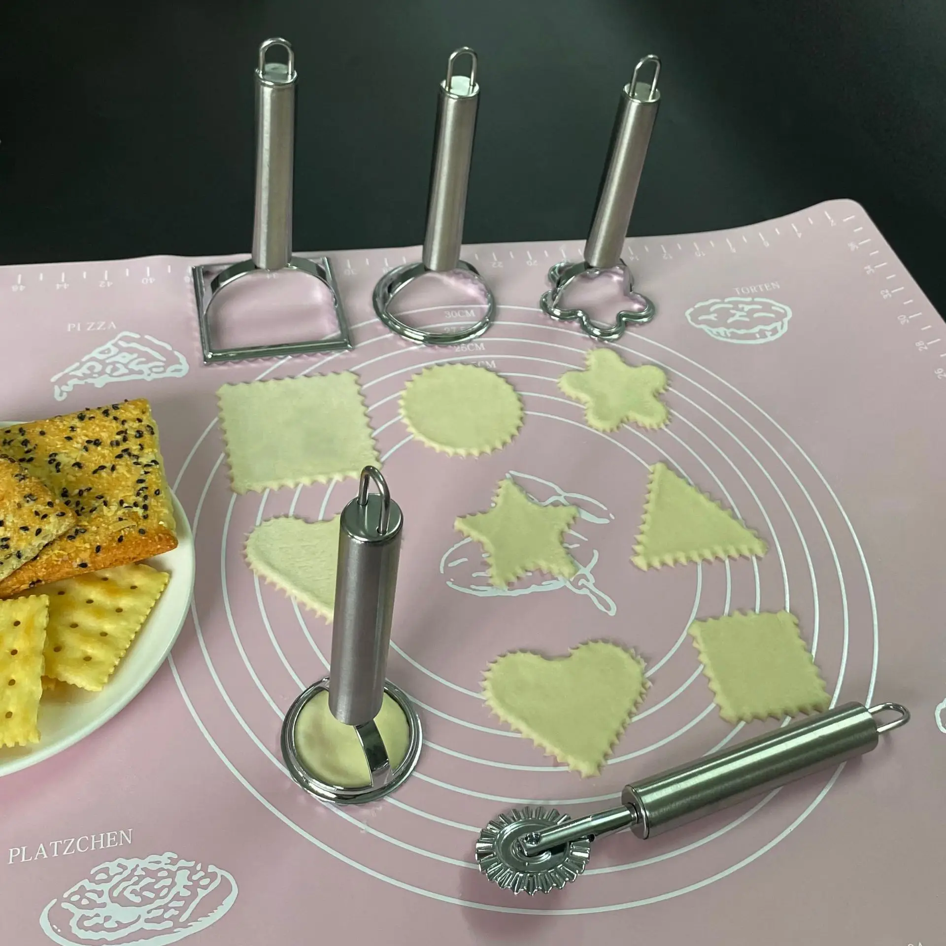 yesSquare Round Ravioli Stamp  - Baking Kitchen At Home ulasan dan harga