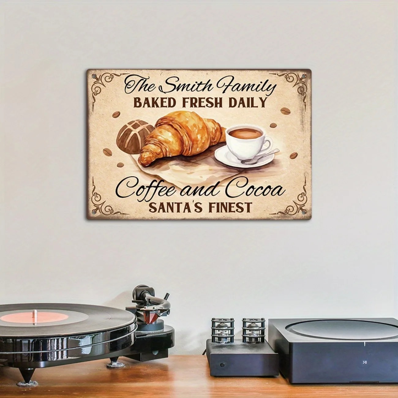 [2D Flat] Rustic Farmhouse Bak - Kitchen Baking Wall Art ulasan dan harga