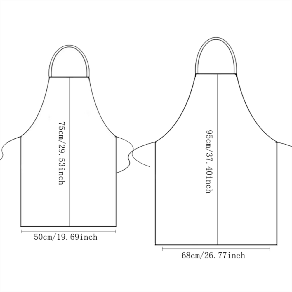 1pc Black Apron With Pizza Pri - Baking Kitchen At Home ulasan dan harga