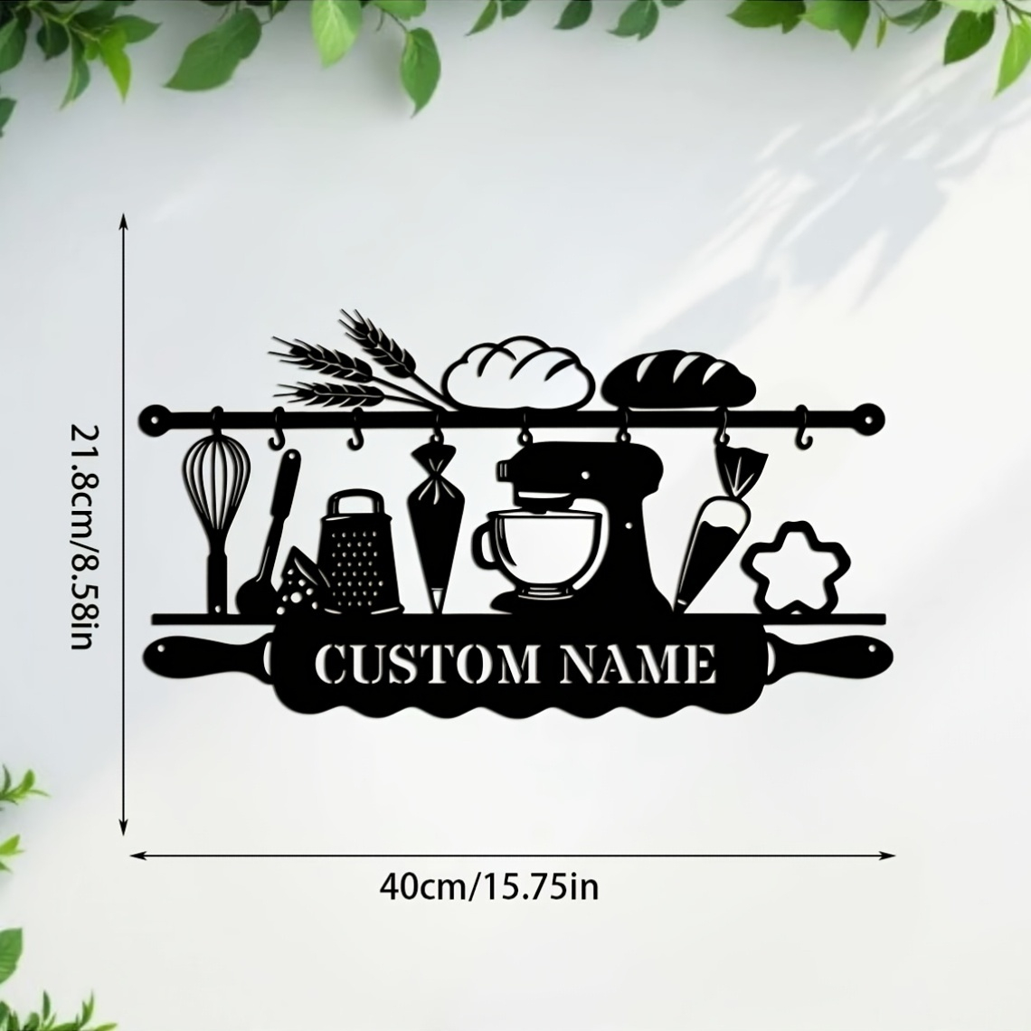 Personalized Kitchen Iron Wall - Kitchen Baking Wall Art ulasan dan harga