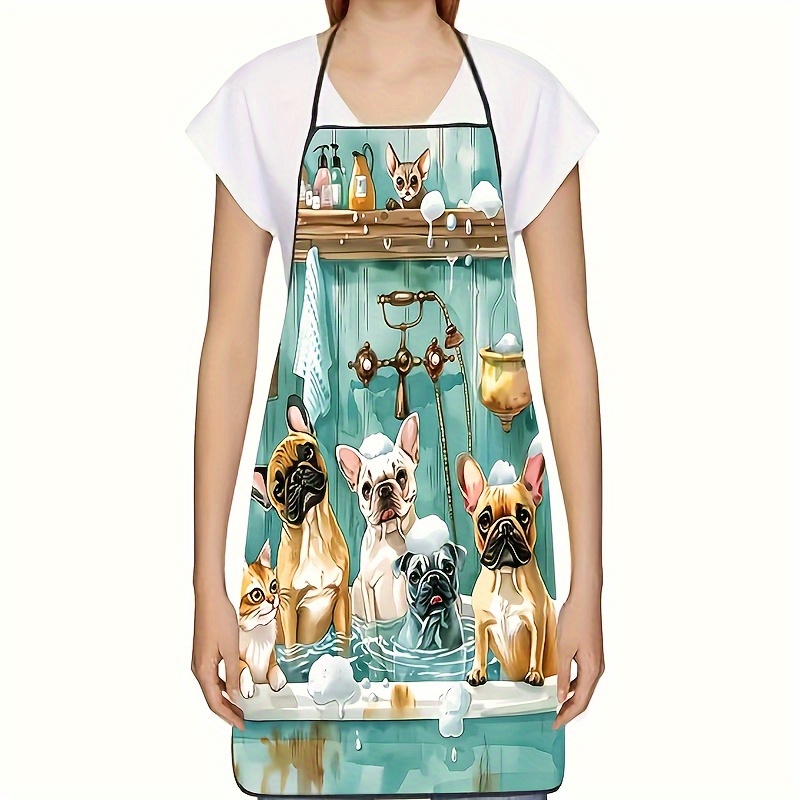 Fashion Cartoon Dog Bathing Pa - Baking Kitchen At Home ulasan dan harga