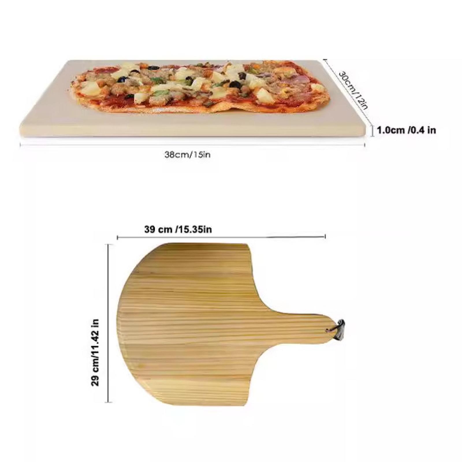 Pizza Oven Grilling Set Cerami - Baking Kitchen At Home ulasan dan harga
