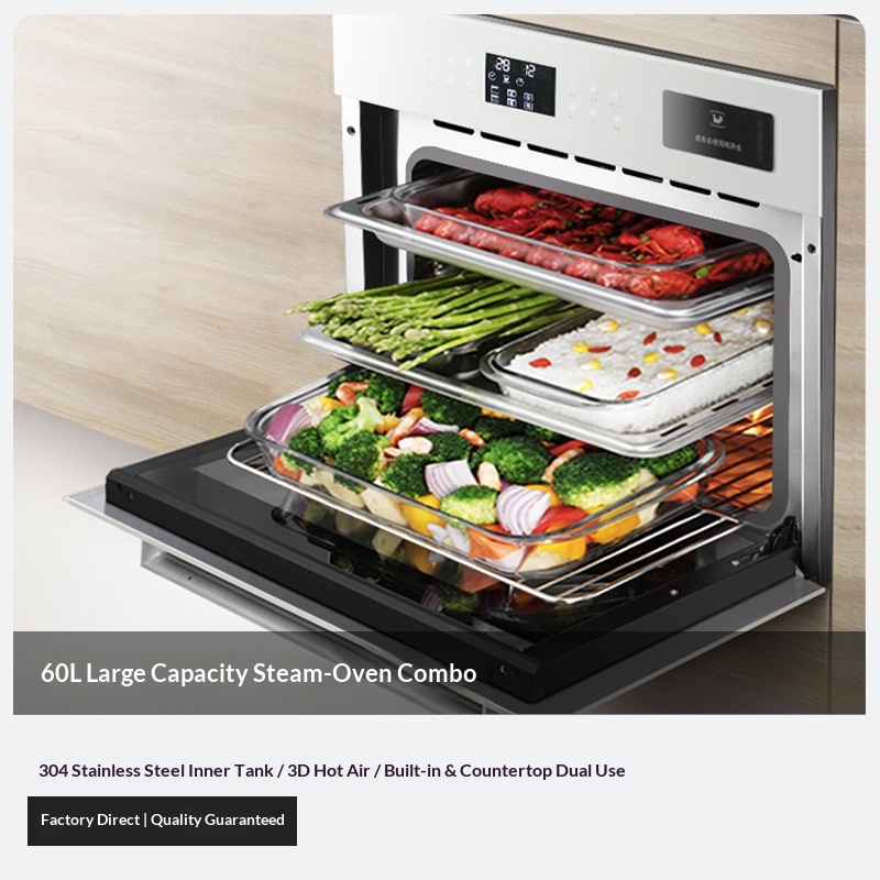 60L Built-in Steaming & Baking - Kitchen Baking Unit ulasan dan harga