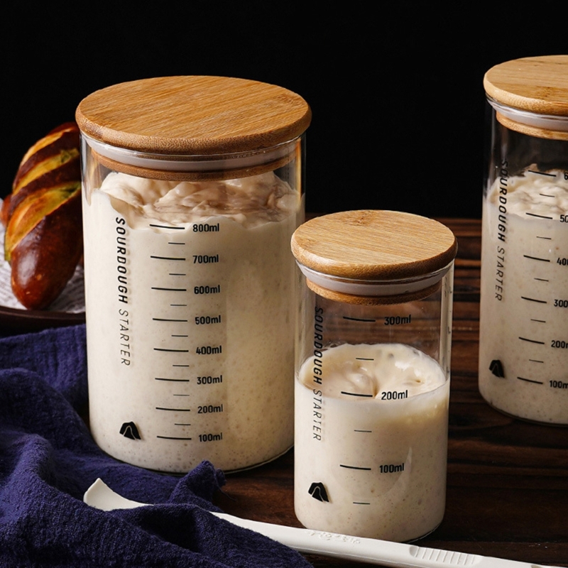 Sourdough Proofing Jar Kitchen - Kitchen Baking Storage Containers ulasan dan harga