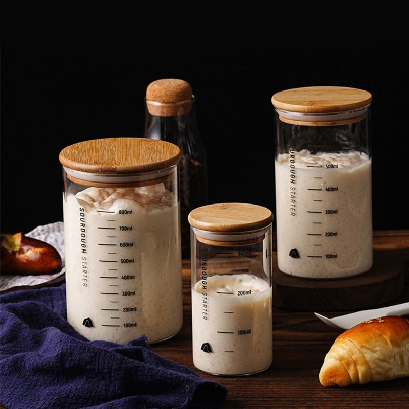 Sourdough Proofing Jar Kitchen - Kitchen Baking Storage Containers ulasan dan harga